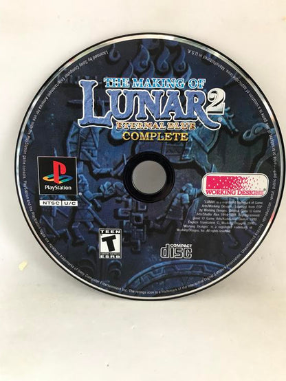 LUNAR 2 ETERNAL BLUE COMPLETE WITH THE OFFICIAL STRATEGY GUIDE (COMPLETE IN BOX)
