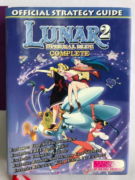 LUNAR 2 ETERNAL BLUE COMPLETE WITH THE OFFICIAL STRATEGY GUIDE (COMPLETE IN BOX) (usagé)