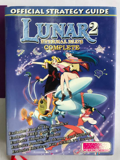 LUNAR 2 ETERNAL BLUE COMPLETE WITH THE OFFICIAL STRATEGY GUIDE (COMPLETE IN BOX) (usagé)