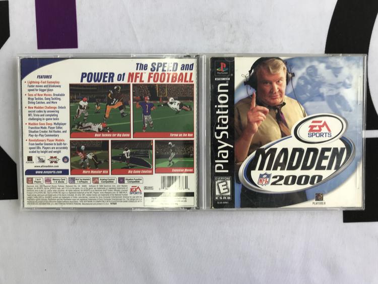 MADDEN 2000 (COMPLETE IN BOX) (usagé)