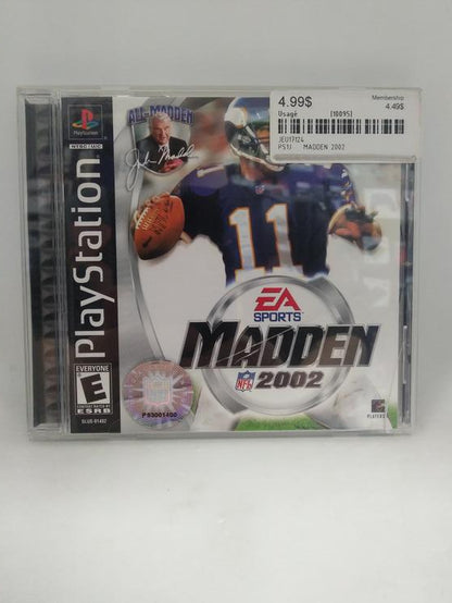 MADDEN 2002 (COMPLETE IN BOX)