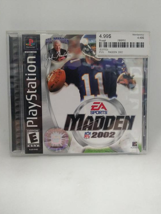 MADDEN 2002 (COMPLETE IN BOX) (usagé)