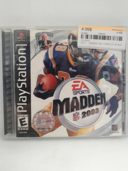 MADDEN 2003 (COMPLETE IN BOX) (usagé)