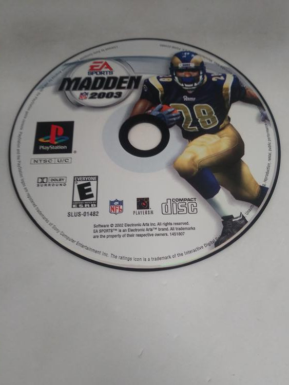 MADDEN 2003 (COMPLETE IN BOX) (usagé)