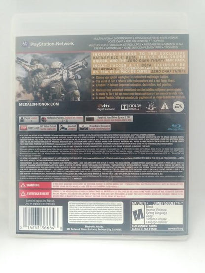 MEDAL OF HONOR WARFIGHTER (WITH BOX) (usagé)