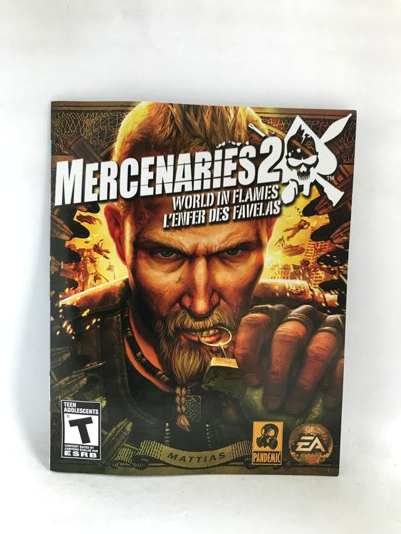 MERCENARIES 2 WORLD IN FLAMES (WITH BOX)