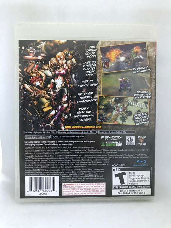 MONSTER MADNESS GRAVE DANGER (COMPLETE IN BOX)