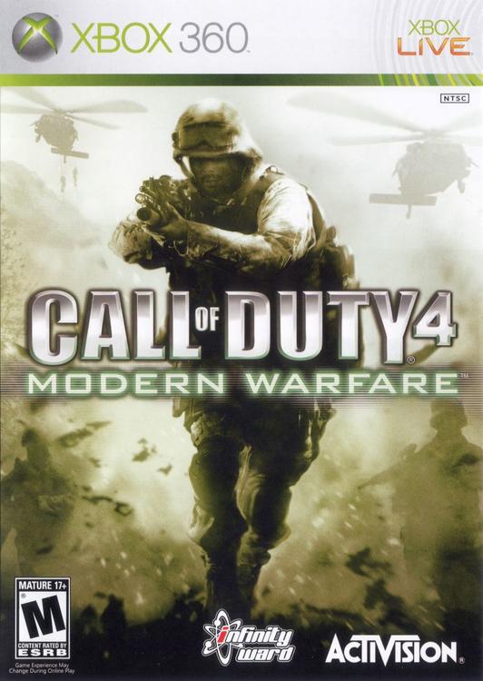 CALL OF DUTY 4 MODERN WARFARE (COMPLETE IN BOX)