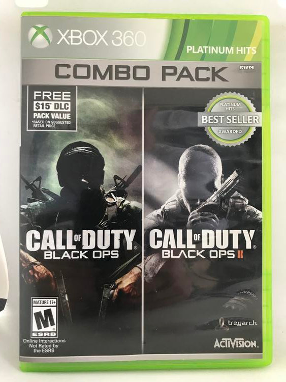CALL OF DUTY BLACK OPS I AND II COMBO PACK PLATINUM HITS (WITH BOX)