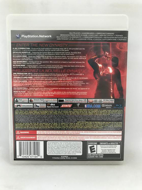 NBA 2K13 (COMPLETE IN BOX) (usagé)