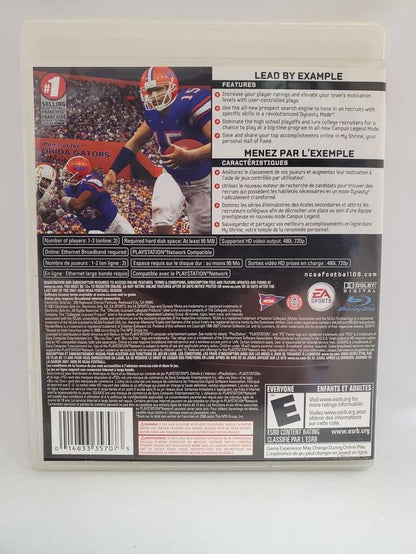 NCAA FOOTBALL 08 (COMPLETE IN BOX)