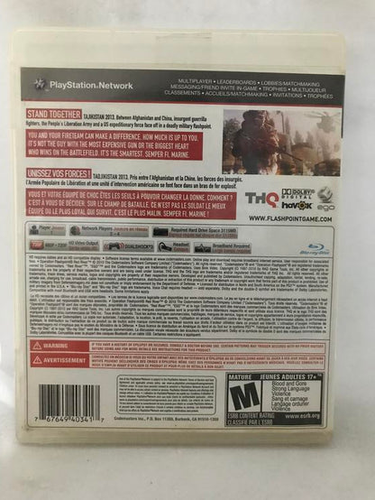 OPERATION FLASHPOINT RED RIVER (COMPLETE IN BOX) (usagé)