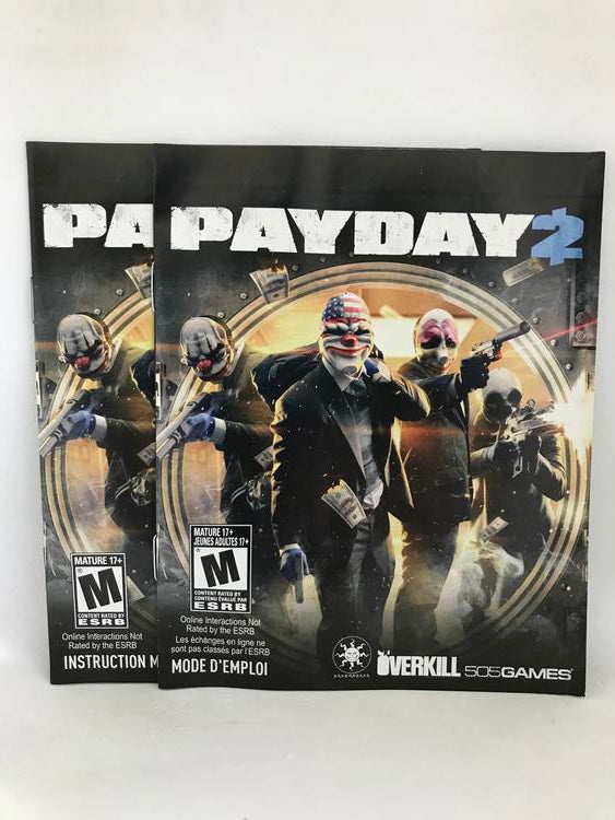 PAYDAY 2 (COMPLETE IN BOX)