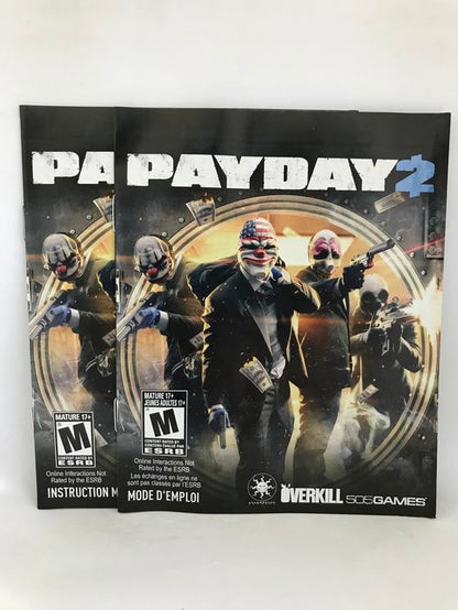 PAYDAY 2 (COMPLETE IN BOX)