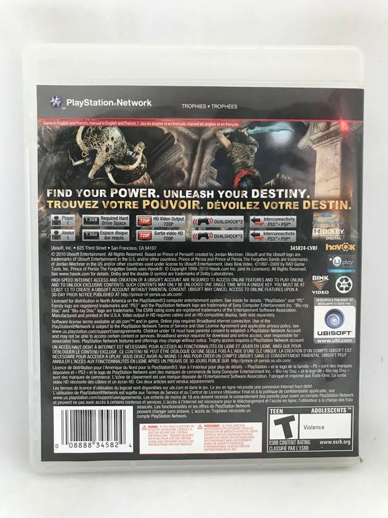 PRINCE OF PERSIA FORGOTTEN SANDS (COMPLETE IN BOX)
