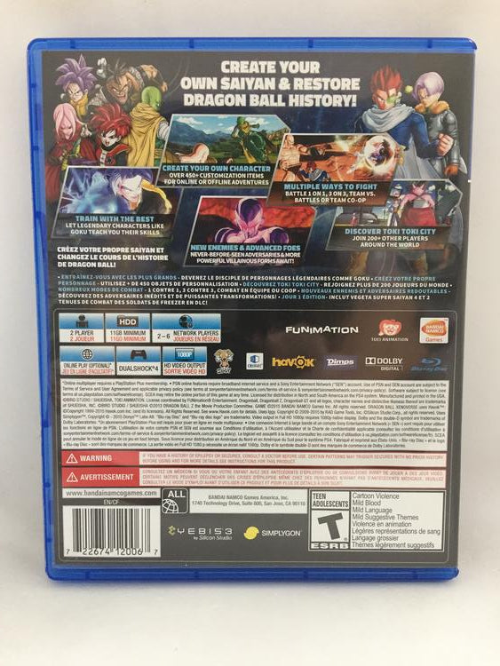 DRAGON BALL XENOVERSE