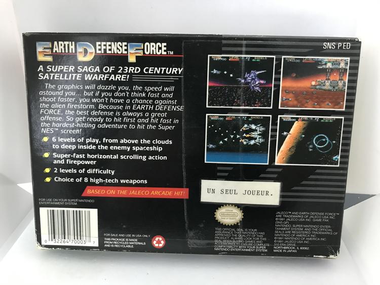 EARTH DEFENSE FORCE (WITH BOX)