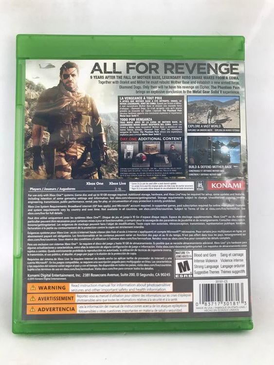 METAL GEAR SOLID V THE PHANTOM PAIN
