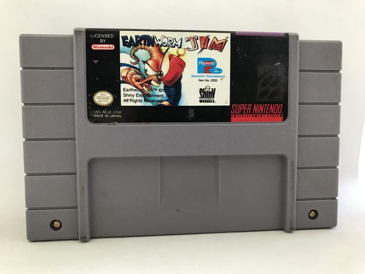 EARTHWORM JIM WITH INSTRUCTION BOOKLET ENGLISH