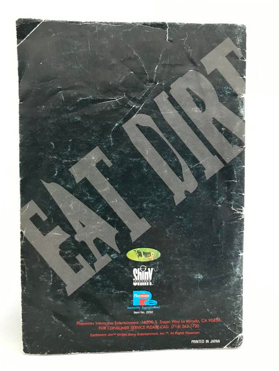 EARTHWORM JIM WITH INSTRUCTION BOOKLET ENGLISH