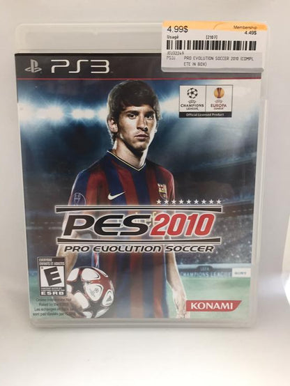 PRO EVOLUTION SOCCER 2010 (COMPLETE IN BOX)
