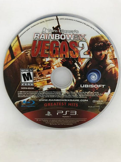 TOM CLANCY'S RAINBOW SIX VEGAS 2 GREATEST HITS (COMPLETE IN BOX)