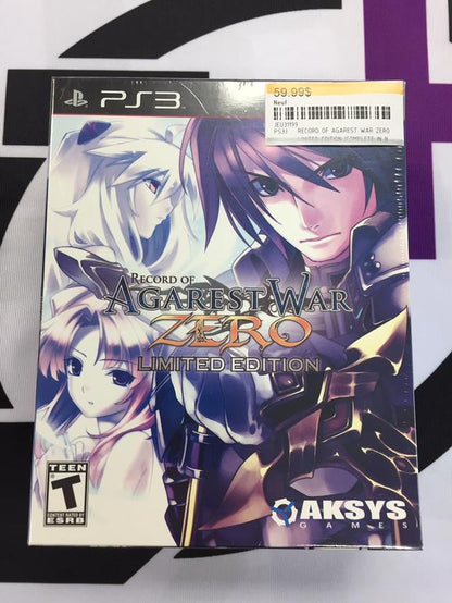 RECORD OF AGAREST WAR ZERO LIMITED EDITION (COMPLETE IN BOX)