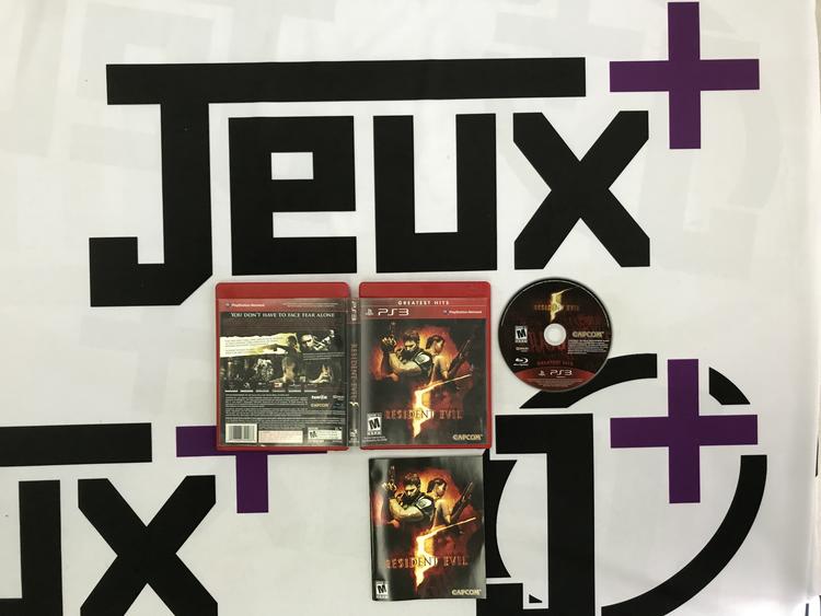 RESIDENT EVIL 5 GREATEST HITS (COMPLETE IN BOX) (usagé)