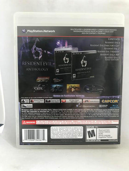 RESIDENT EVIL 6 ANTHOLOGY NO CODE (WITH BOX)