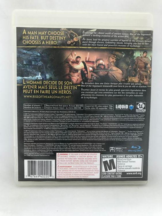 RISE OF ARGONAUTS (COMPLETE IN BOX)