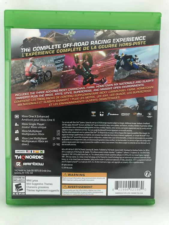 MX VS. ATV ALL OUT ANNIVERSARY EDITION (usagé)