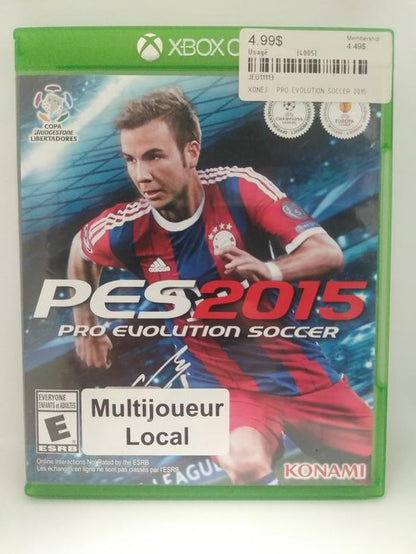 PRO EVOLUTION SOCCER 2015 (usagé)