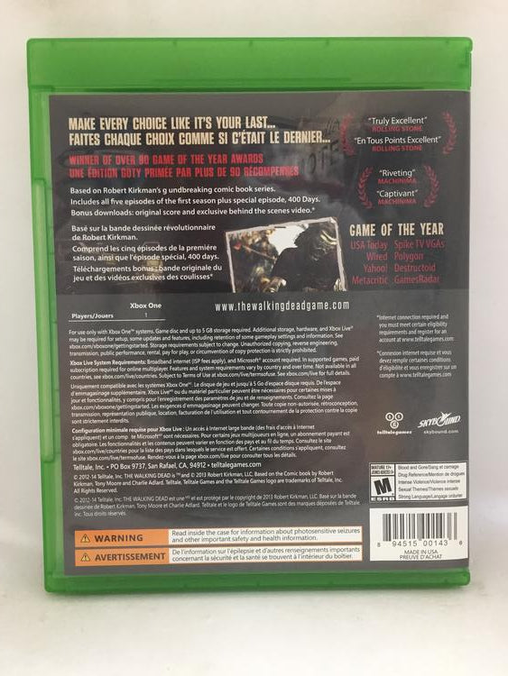 THE WALKING DEAD THE COMPLETE FIRST SEASON