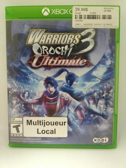 WARRIORS OROCHI 3 ULTIMATE