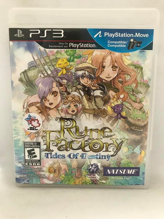 RUNE FACTORY TIDES OF DESTINY (COMPLETE IN BOX)