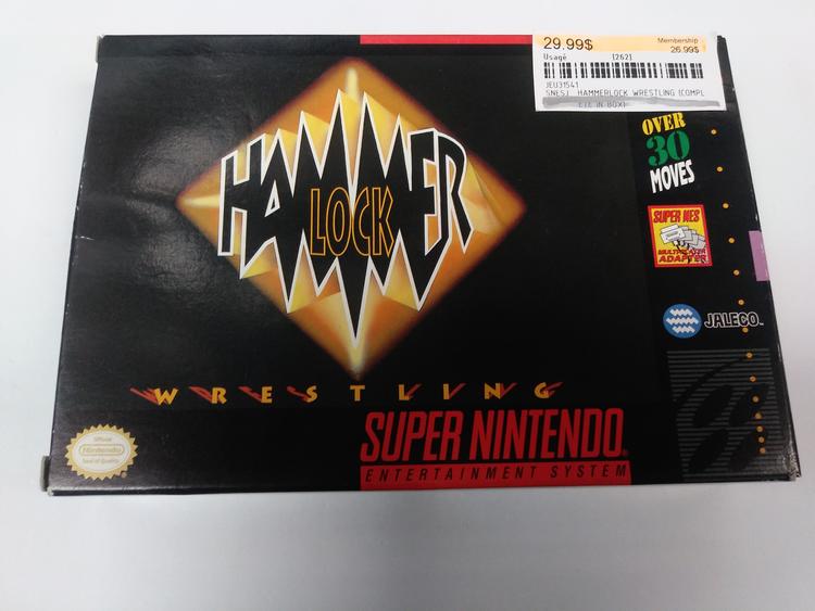 HAMMERLOCK WRESTLING (COMPLETE IN BOX)