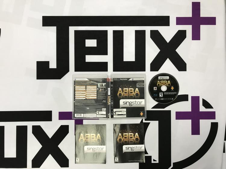 SINGSTAR ABBA GAME ONLY (COMPLETE IN BOX)