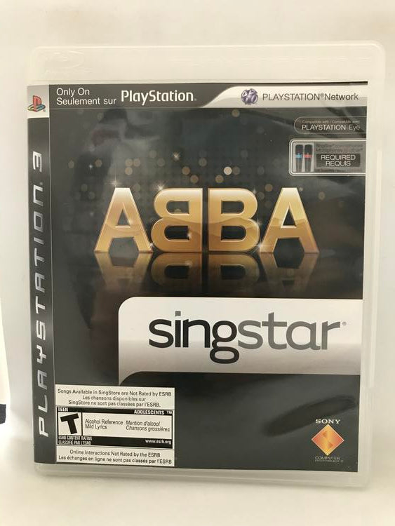 SINGSTAR ABBA GAME ONLY (COMPLETE IN BOX)