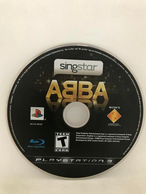 SINGSTAR ABBA GAME ONLY (COMPLETE IN BOX)