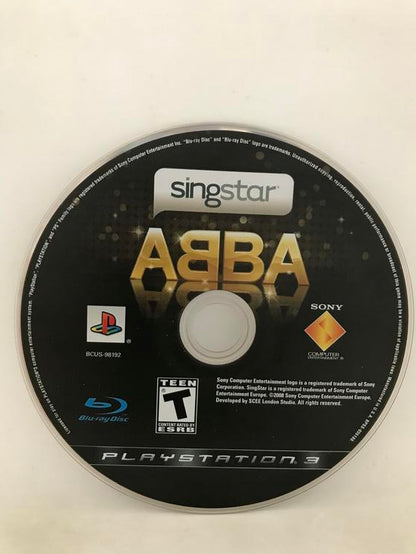 SINGSTAR ABBA GAME ONLY (COMPLETE IN BOX)