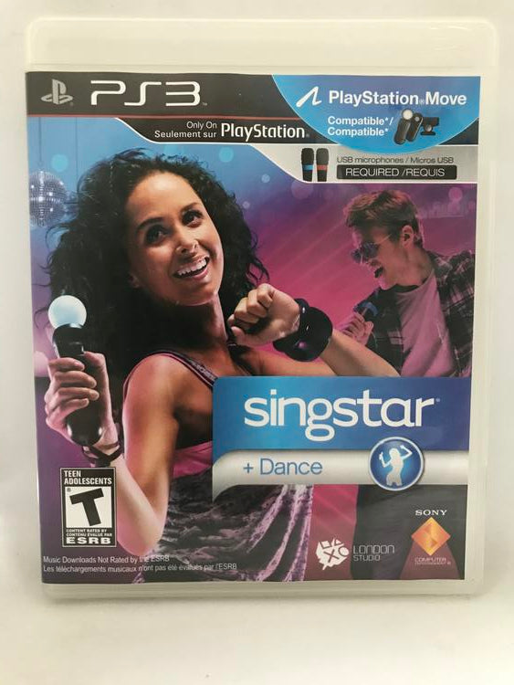 SINGSTAR + DANCE (COMPLETE IN BOX)