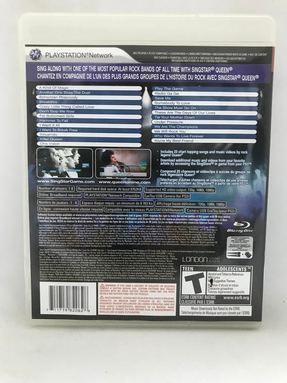 SINGSTAR QUEEN (COMPLETE IN BOX)
