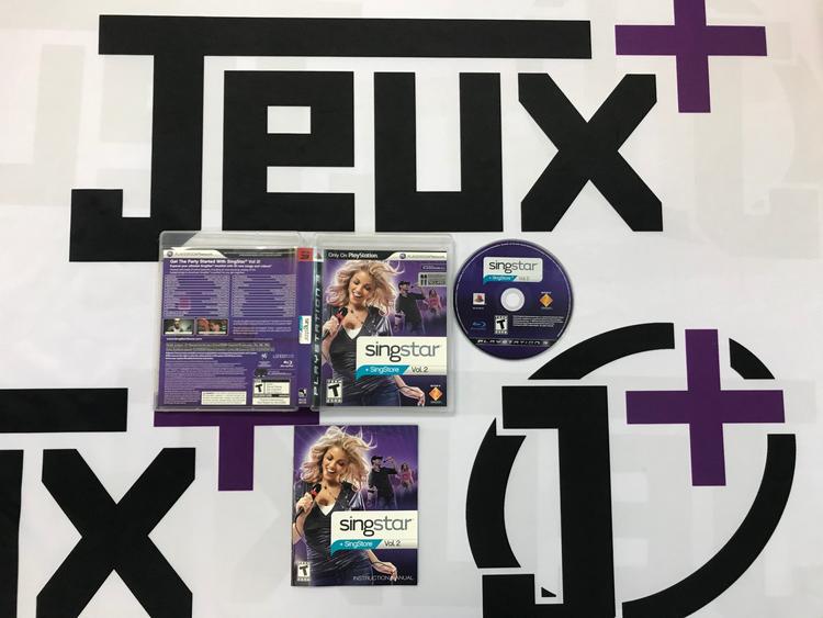 SINGSTAR VOLUME 2 GAME ONLY (COMPLETE IN BOX)