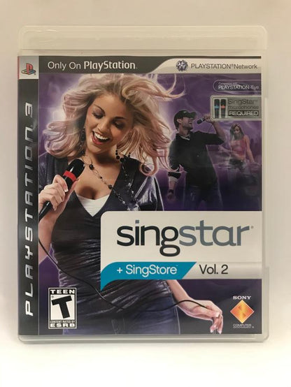 SINGSTAR VOLUME 2 GAME ONLY (COMPLETE IN BOX) (usagé)