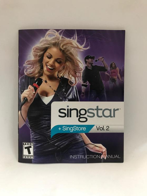 SINGSTAR VOLUME 2 GAME ONLY (COMPLETE IN BOX) (usagé)