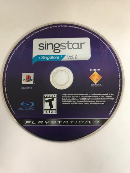 SINGSTAR VOLUME 2 GAME ONLY (COMPLETE IN BOX)
