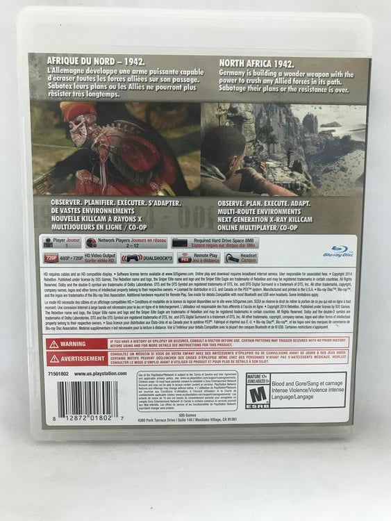 SNIPER ELITE III AFRIKA (COMPLETE IN BOX)