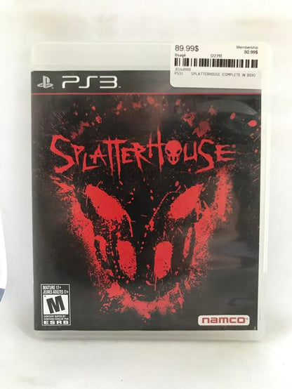 SPLATTERHOUSE (COMPLETE IN BOX)