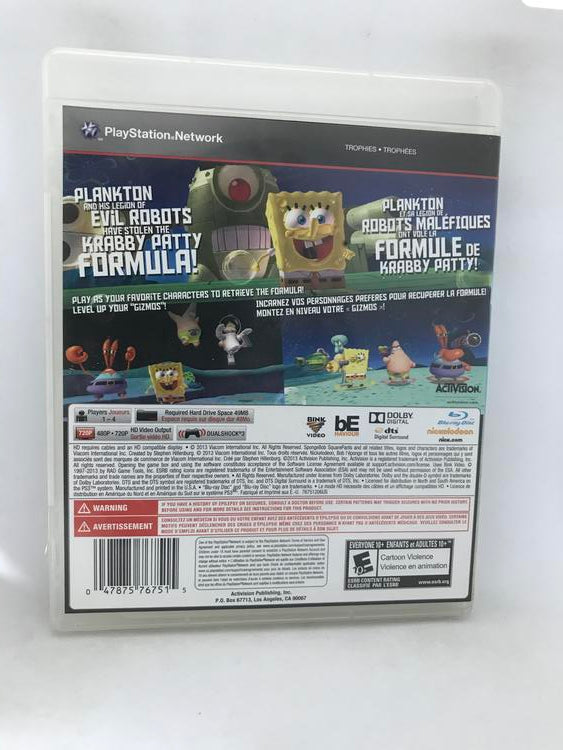 SPONGEBOB PLANKTONS ROBOTIC REVENGE (WITH BOX)