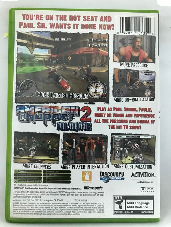 AMERICAN CHOPPER 2 FULL THROTTLE (COMPLETE IN BOX)